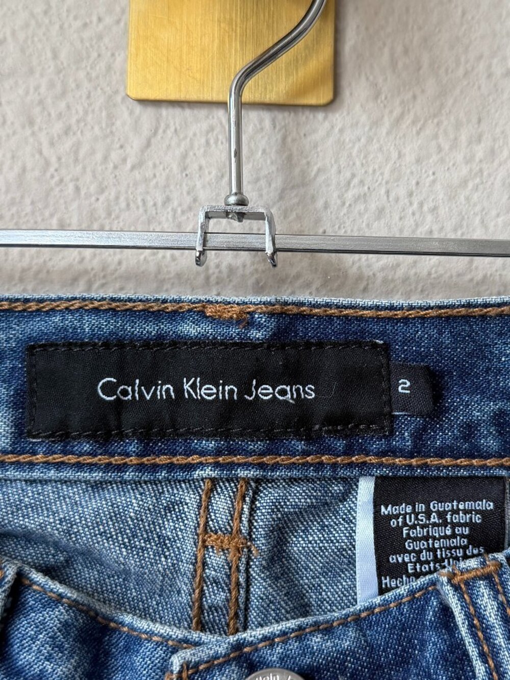 Calvin Klein Jeans Y2k Vintage Bootcut Medium Wash Size 2 - Picture 3 of 5